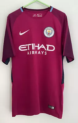 Manchester City  Official Away Football  Shirt By  Nike -2017/18 Size S • £20