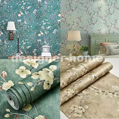 £11.95 • Buy Retro Luxury Damask Wallpaper Deep Embossed Textured Non-woven Roll Floral Decor