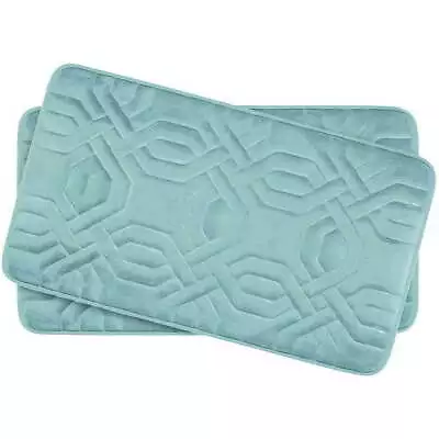  Chain Ring Premium Memory Foam Bath Mat • $27.99