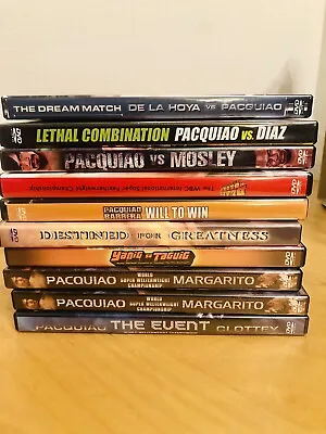 Manny Pacquiao Boxing DVDs Lot Of 10 • $60