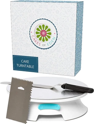 £29.85 • Buy Cake Turntable Stand- W/Break Smoother Rotating Frosting Decorating Supplies Kit
