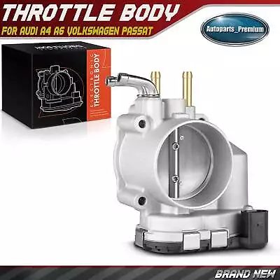 Electronic Throttle Body Assemb For Audi A4 A6 Quattro Volkswagen Passat 6-Pins • $57.99