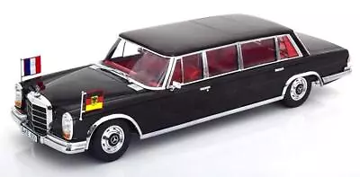 1:18 KK SCALE Mercedes 600 W100 Pullman Willy Brandt Pompidou KKDC181134 Model • £91.43