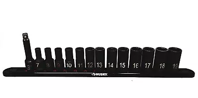 Matco SBIPM136V 13pc 3/8  Dr 6-Point Mid-Length Metric Impact Socket Set + Rail • $89.90