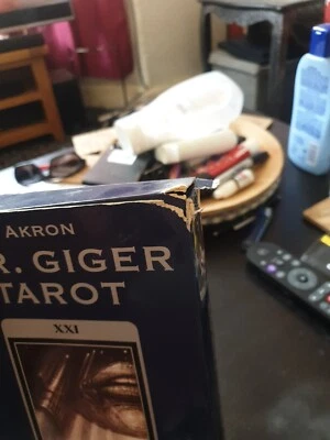 £60 • Buy H. R. Giger Tarot Set By Giger 2000 Book Box 22 Cards & Poster Boxed Complete 