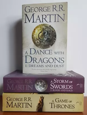 DANCE WITH DRAGONS A STORM OF SWORDS & A GAME OF THRONES By George R R Martin • $24.50