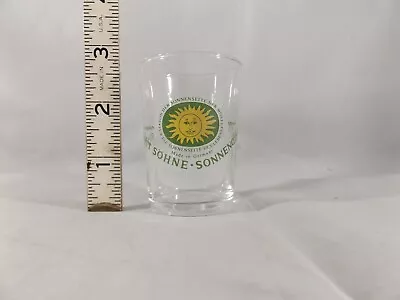 Schmitt Sohne Sonnenqualitat Longuich Mosel 2 3/4  Shot Glass Taster Wine Taster • $9.99
