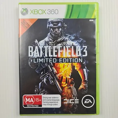 Battlefield 3 Limited Edition - Xbox 360 PAL - 2-Disc - TRACKED POST • $9.49