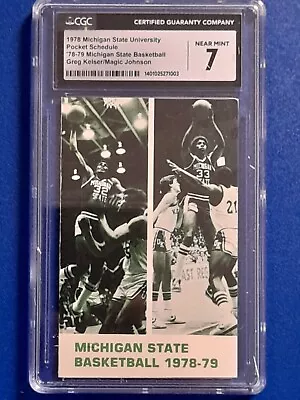 1978 Erving Magic Johnson Michigan State XRC Schedule Holy Grail 2 YR B4 RC🔥ssp • $2000