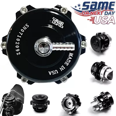 $61.95 • Buy BV50 Series 50mm Blow Off Valve BOV Fits TIAL Q V-Band Flange BLACK 6 PSI Spring