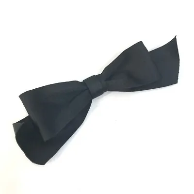 CHANEL Vintage Ribbon Accessories Vintage Brooch Silk Satin Black • $374