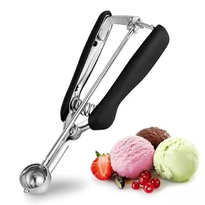 1 Tsp Small Cookie Scoop Stainless Steel Mini Ice Cream Scoop With Soft Grips • $16.95