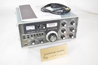 YAESU FT-101E SSB 100W Ham Radio Transceiver XF-30A SSB Filter Tested Excellent • $729