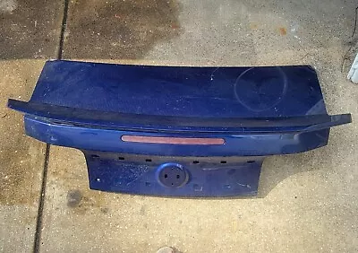 2013-2014 Ford Mustang GT Deck Lid Trunk Hatch W/ Flush Spoiler Deep Impact Blue • $85