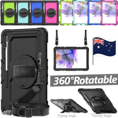 $37.97 • Buy For Samsung Galaxy Tab S8 S7 Plus FE 12.4 Case Screen Cover Hard Shockproof