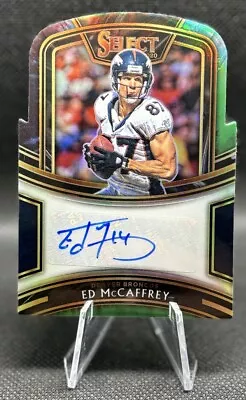 Ed McCaffrey 2020 Select Die Cut Auto Tie Die Parallel #Si EMC /25 Broncos • $39.99