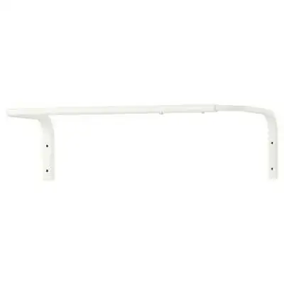 Ikea MULIG Clothes Bar Rack White Stretchable 60-90cm • £11.99