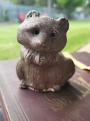McCarty Pottery Nutmeg Baby Raccoon Artist Signed • $96