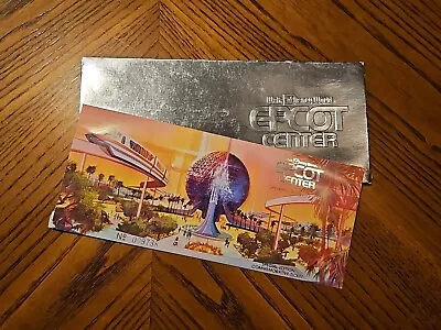 EPCOT Center 1982 Commemorative Opening Day Ticket & Envelope Disney World L3 • $12.95