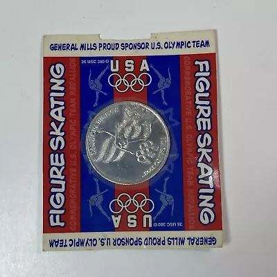 USA Commemorative Figure Skating Olympic Sport Medallion Coin Nagano 1998 New • $8.97