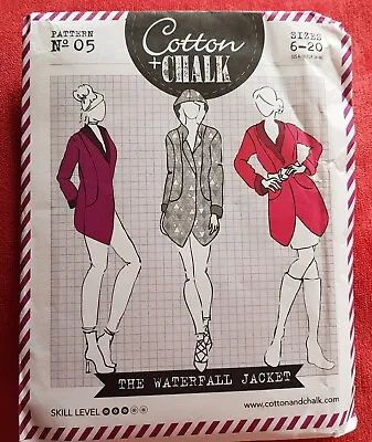 🌈New LADIES Sewing Pattern JACKET Cotton & Chalk Dressmaking SZ 6 / 20 FreePost • £5.99