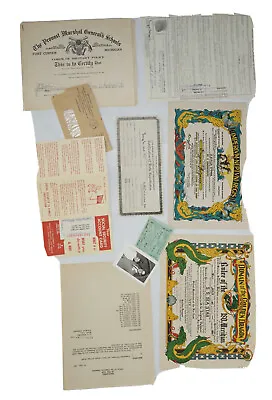 Vietnam War “Domain Of The Golden Dragon” Original Certificates W/Records Jacket • $105