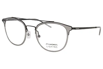 Morel Lightec 30180L GN09 Eyeglasses Men's Grey/Black Optical Frame 51mm • $119.95