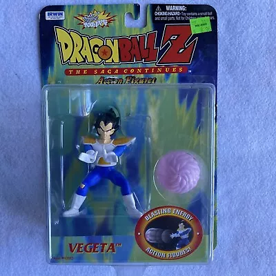 Dragon Ball Z VEGETA Saga Continues Irwin Blasting Energy Toy Figure 1999 • $22.95