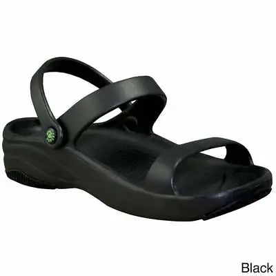 $12.99 • Buy Dawgs Premium Girls 3-Strap Sandal Black Size 1 