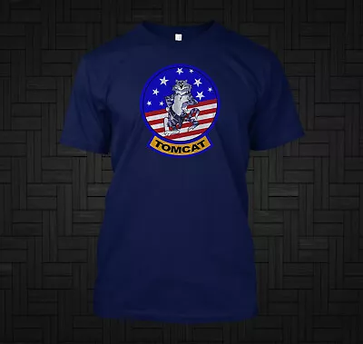 Tomcat Vintage Insignia US Flag - Custom T-shirt Tee • $21.99