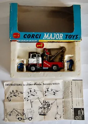 £109.99 • Buy Corgi Major 1142 Ford Holmes Wrecker. Boxed. Excellent. Instructions. Gold Gear.
