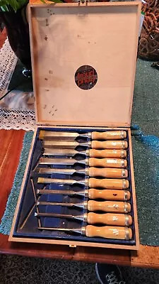 Vtg Freud Professional Woodworking Chisel Set WC-110!  Made In Italy! Preowned! • $73