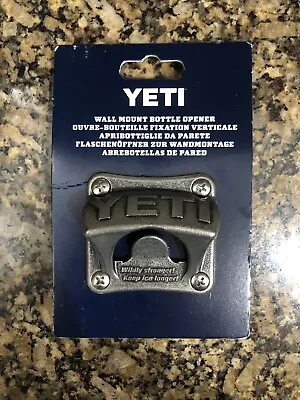 YETI Wall Or Cooler Mounted Bottle Opener Stainless Steel (New) • $16.95