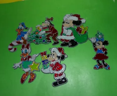 Makit & Bakit / Disney 1980's Suncatchers Christmas Ornaments Lot Daisy - Goofy • $16.13