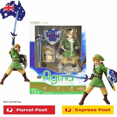 The Legend Of Zelda Skyward Sword Link Action Figure Figma Changeable PVC Model • $39.99