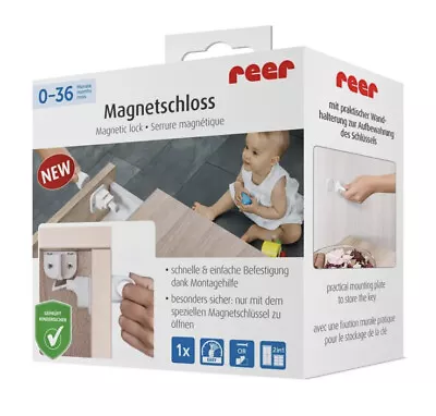Reer Magnetic Lock Cabinet Lock Drawer Children Security • £17.99