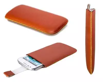 Caseroxx Slide-Pouch For Samsung Galaxy Trend Plus GT-S7580 In Brown Made Of Fau • $12.56