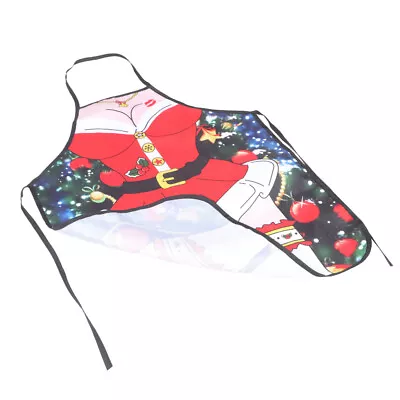 Santa Cartoon Christmas Cooking Apron For Ladies • £8.39