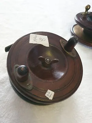 4.5 Vintage  Wooden  Reel # 10 VSW Large Reel  Collection.  • $31.13