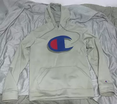 Men’s Champion Sweatshirt Hoodie Palest Green Size Medium BNWT • £2