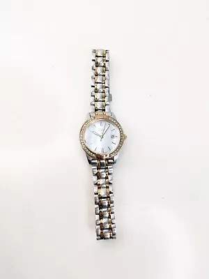 Citizen Eco-Drive EO11 Mother Of Pearl Crystal 25mm Dial Ladies Watch (Working) • $59.68