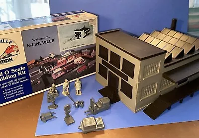 K-Lineville K-4011 Factory Building Kit People Train Layout W-Accessories Box • $25.90