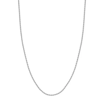 2.90mm Twisted Rope Chain Necklace Real 14K White Gold Hollow • $304.14