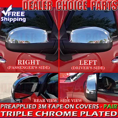 2007-2013 Chevy Silverado 1500 Chrome Mirror COVERS Top Half Overlay Trim Cap • $25.60