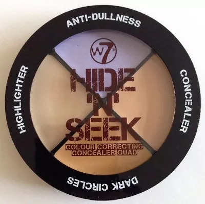 W7 Concealer Quad Shade: Lavender Highlighter Taupe Nude Beige Sealed • £1.99