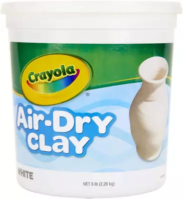 Air Dry Clay (5Lb Bucket) Natural White Modeling Clay Sculpting Material • $14.35