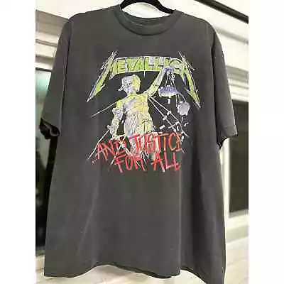 Metallica ...And Justice For All  Vintage Reprint T-shirt Metallica Tag • $69