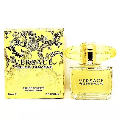 Versace Yellow Diamond EDT 3.0oz - Sealed New Luminous Scent • $32.99