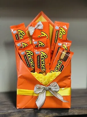 Reese's Candy Bouquet With Chocolate Bars - Perfect Gift Idea • £37.64