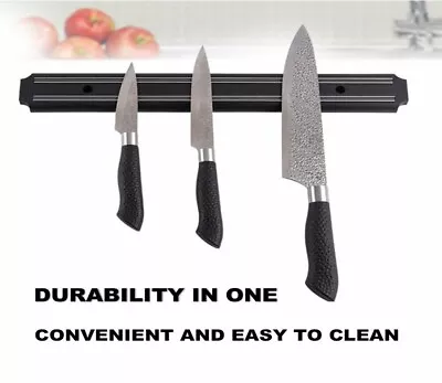 Wall Mount Magnetic Knife Scissor Storage Holder Rack Strip Tool Kitchen • $6.72